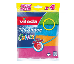Vileda Microfibre Colors 4ks utrky