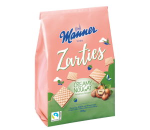 Manner Zarties Creamy Nougat oplatky s krmovo-nugtovou npln 200 g