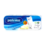 Paloma Exclusive Soft Sunshine yellow toaletn papr 10ks 3vrstv