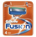 Nmeck Gillette Fusion nhradn bity 4 ks