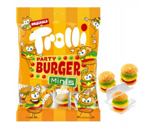 Trolli Party Burger Minis - mini burgery v sku 170g nmeck