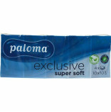 Paloma Exclusive paprov kapesnky Super Soft 10x10 4 vrstv