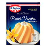 Dr. Oetker Premium puding Pravá vanilka s kousky vanilkového lusku 40g