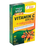 Maxi Vita Herbal Vitamin C + Rakytník 30 kapslí 23 g